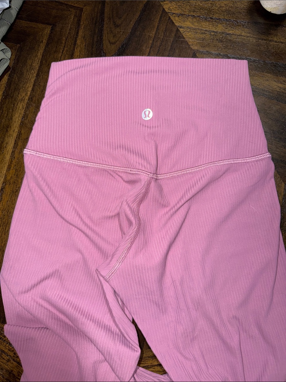 lululemon athletica Align High-Rise Ribbed Leggings 25 in - Mauve Pink - Picture 3 of 5
